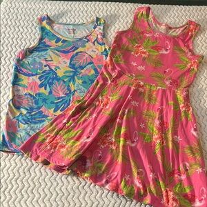Cat & Jack, Children’s Place: Tropical Print Sleeveless Top and Dress
